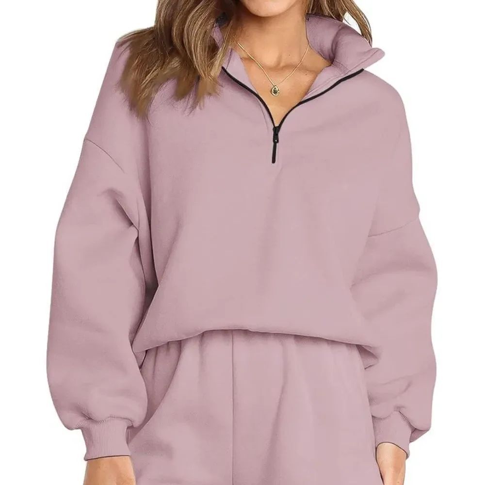 AUTOMET OversizedโPink Lounge Sweatshirt